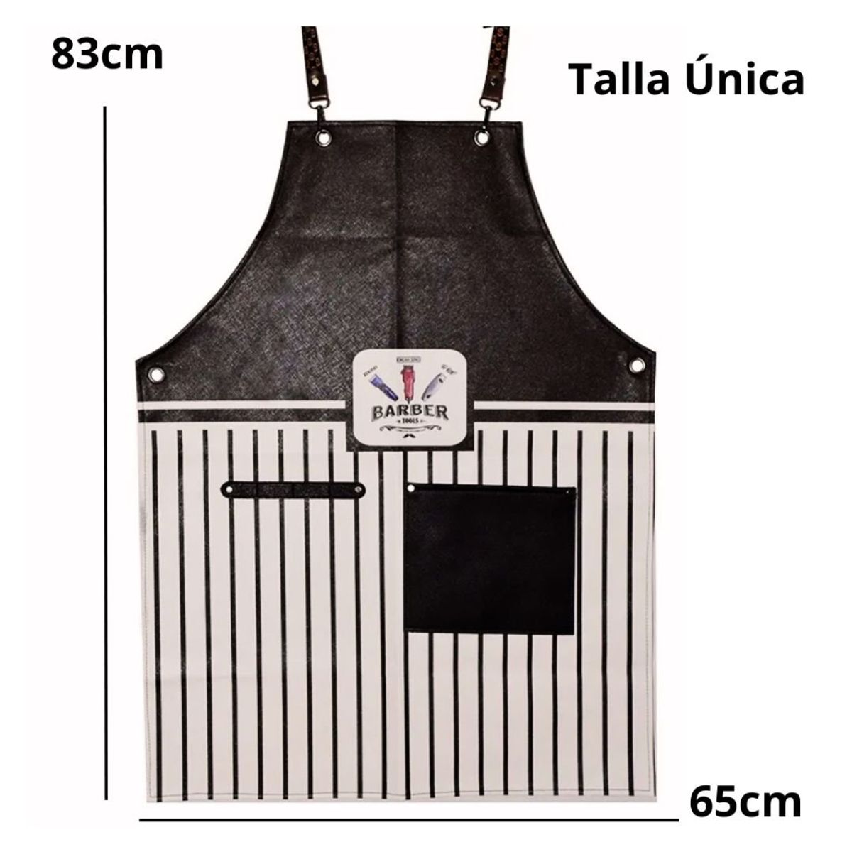 GENERICO - Pechera o delantal impermeable para peluquería y barbería.