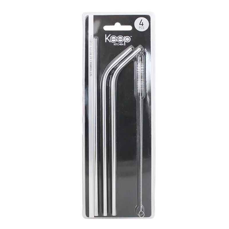 KEEP - BOMBILLAS DE ALUMINIO KEEP SILVER 4 PIEZAS.