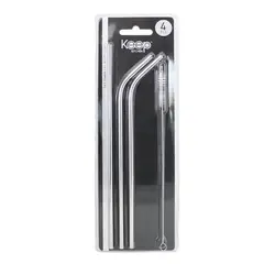 KEEP - BOMBILLAS DE ALUMINIO SILVER 4 PIEZAS.