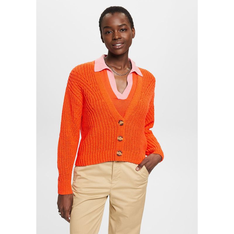 ESPRIT - Cárdigan De Punto Holgado Mujer Esprit ESPRIT