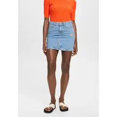 ESPRIT - Minifalda De Mezclilla Mujer