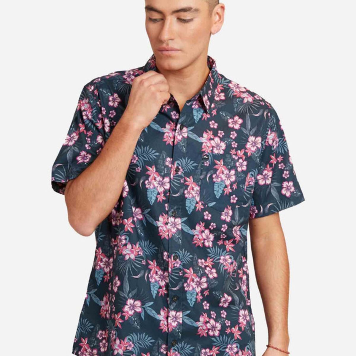 RUSTY - Camisa Storie SS Shirt Multicolor