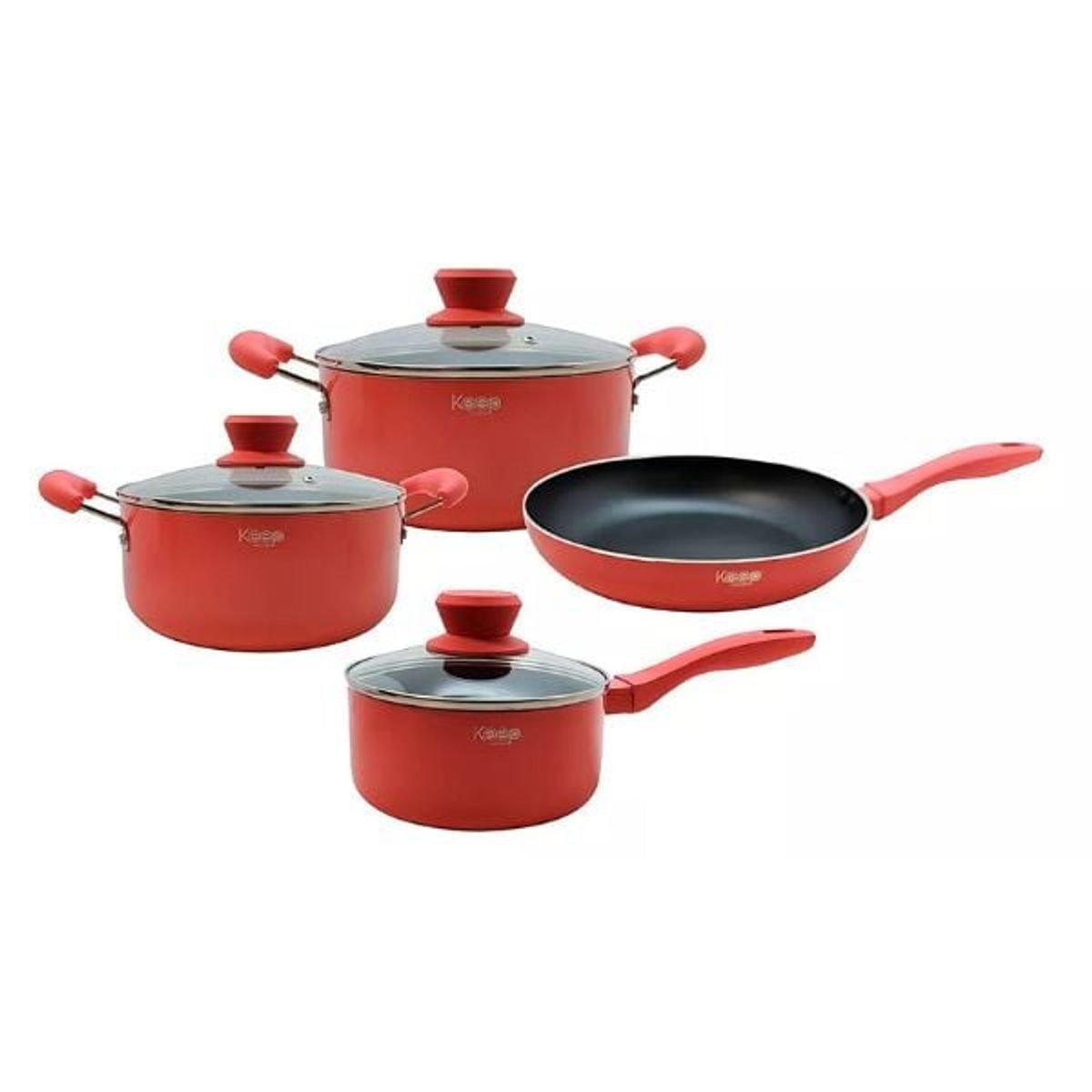 KEEP - BATERIA 7 PCS TITANIUM PRO CORAL