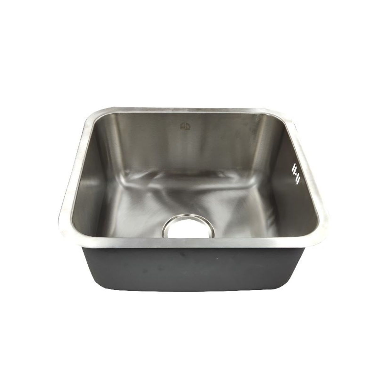 GENERICO - Lavaplatos acero inoxidable 44x39 bajo cubierta