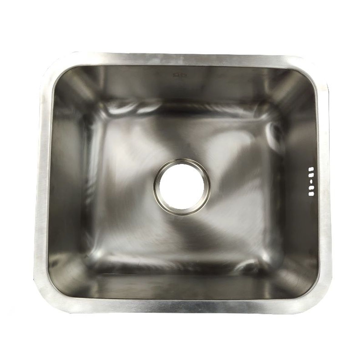 GENERICO - Lavaplatos acero inoxidable 44x39 bajo cubierta