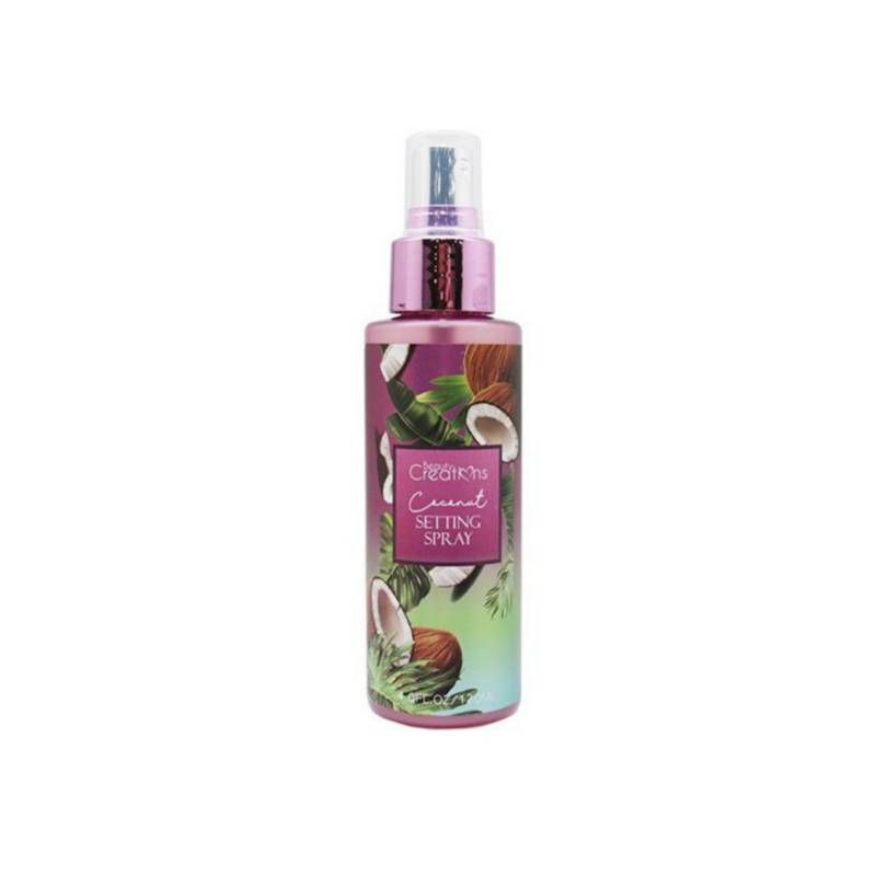 BEAUTY CREATIONS - Fijador Setting Spray de Maquillaje Aroma Coconut.