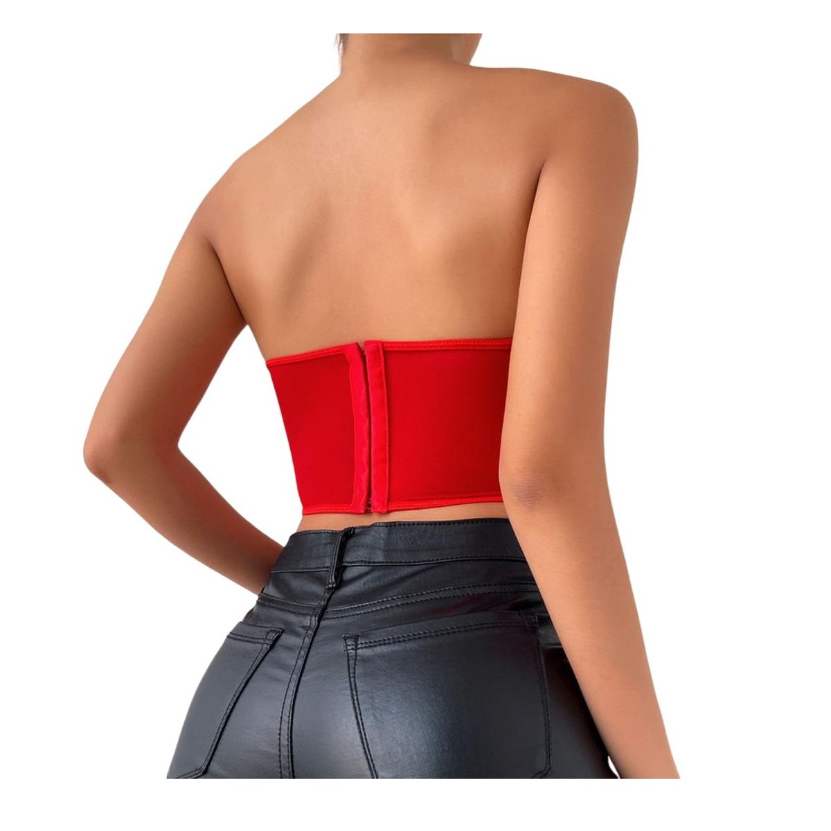 GARSIL - Crop Top Corto Para Mujer - Peto Con Diseño Y Encaje