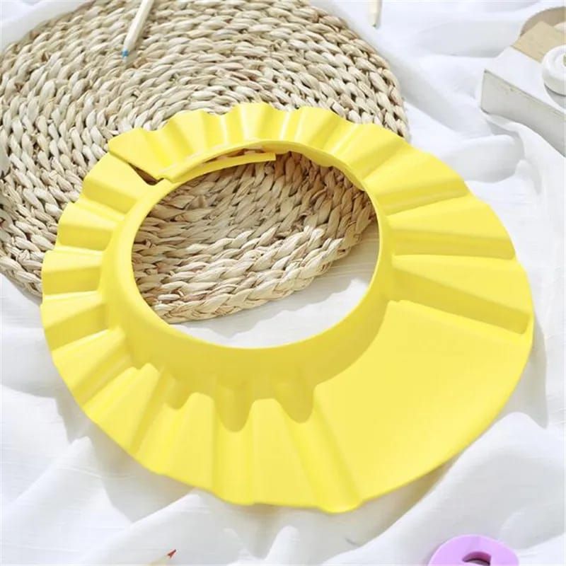 OEM - GORRO PROTECTOR DE DUCHA PARA BEBE AMARILLO