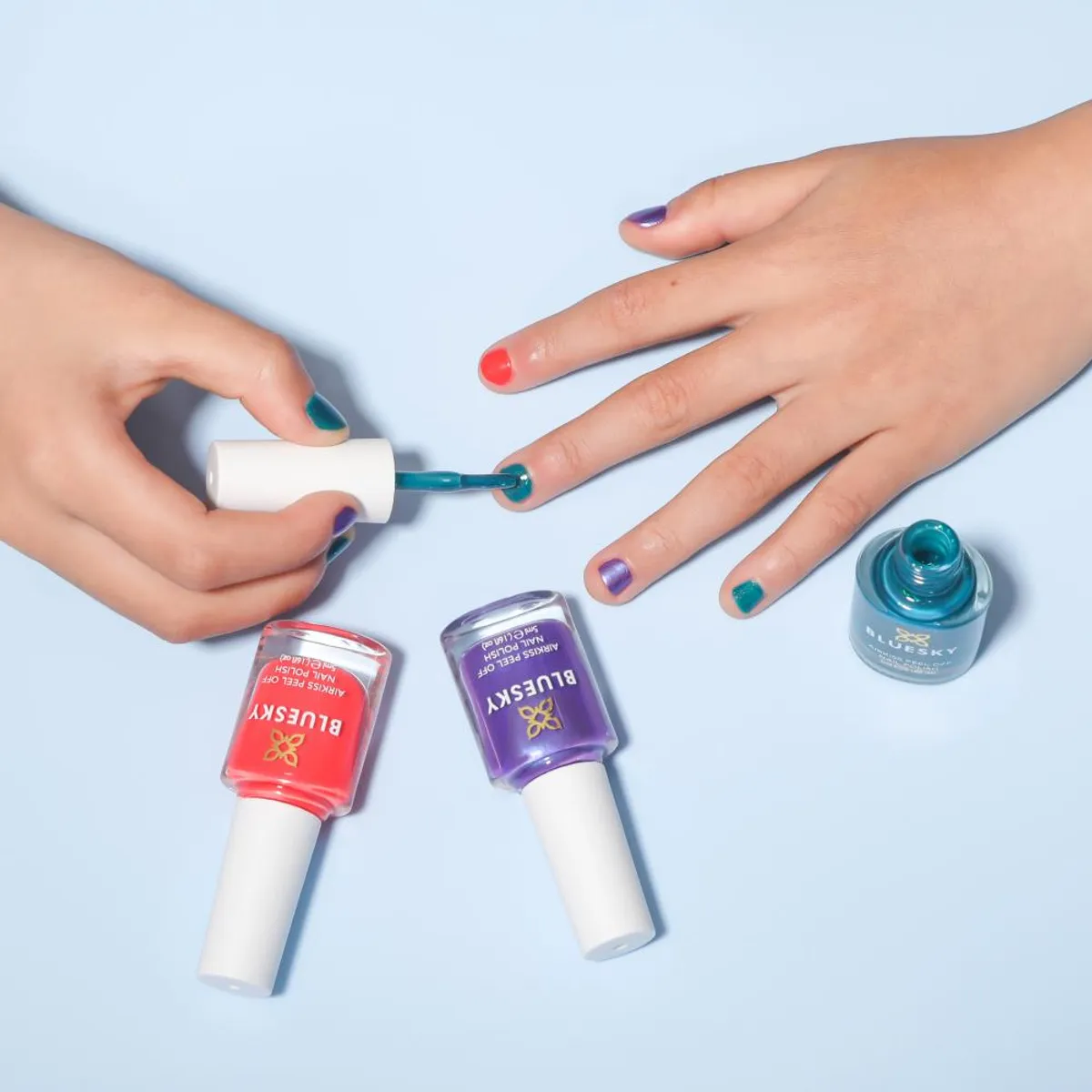 BLUESKY - Kit para Niños Airkiss - Bajo el Mar Peel Off