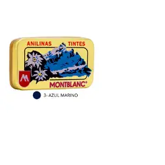 GENERICO - Anilina 3-Azul Marino MontBlanc Caja Dorada