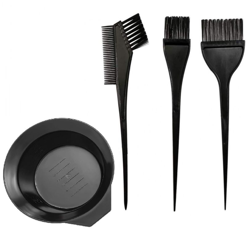 GENERICO - Set De Brochas Y Tazón Para Tintura De Cabello.