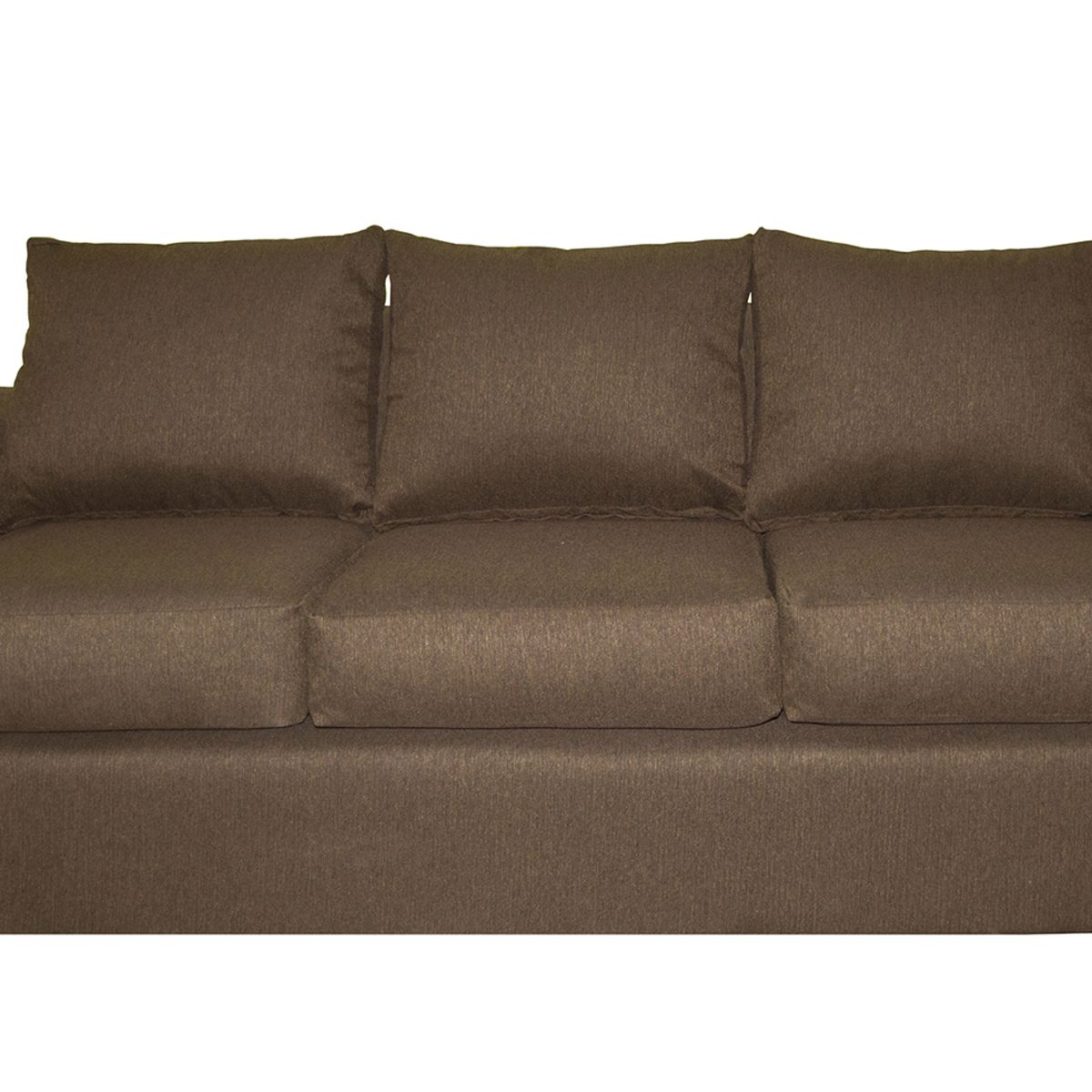 DKORA - Living Sofá 3 cuerpos + 2 puff  New City Café