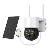 GENERICO - Cámara Solar Para Exteriores Ip 1080 Inalámbrica 360