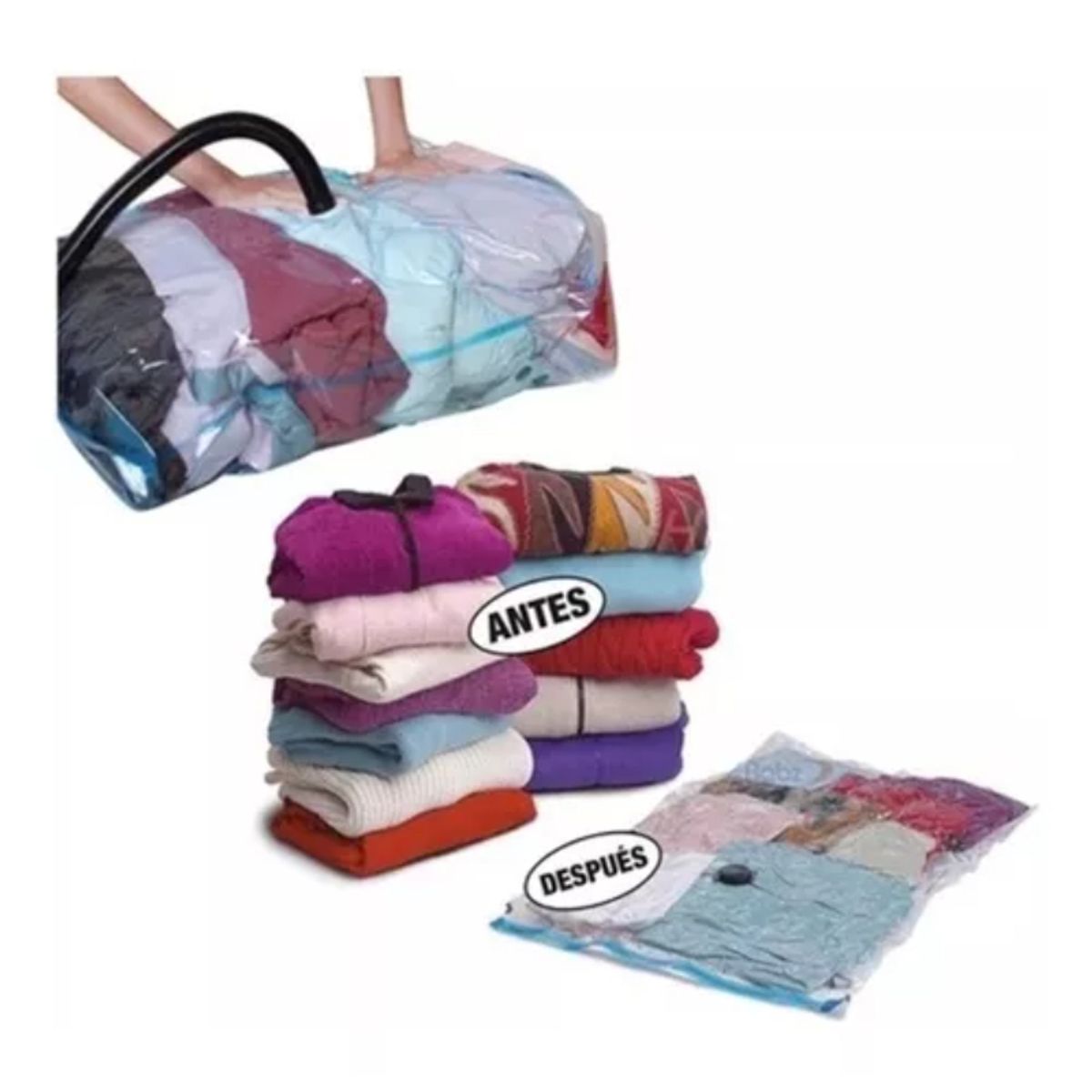 GENERICO - Pack 12 Bolsas Al Vacio Comprimir 60 X 80