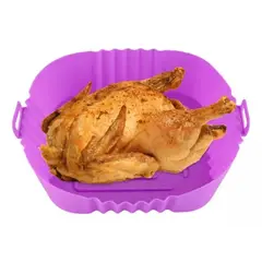 GENERICO - Cesto Bandeja Silicona Para Airfryer Freidora Aire