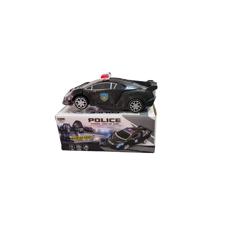 GENERICO - Juguete Patrulla de policía Robot Con sonido y luces…