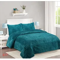 Cubrecama MicroPlush 2 Plazas Turquesa