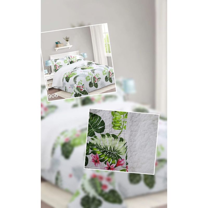 ANGELES DEL HOGAR - cubrecama Quilt con Chiporro 2 Plazas