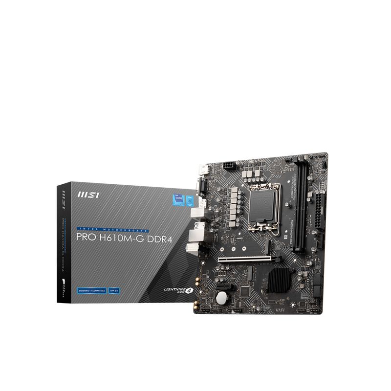 MSI - Placa Madre MSI PRO H610M-G DDR4 LGA 1700 INTEL