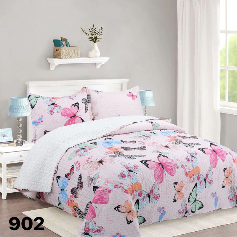 ANGELES DEL HOGAR - cubrecama Quilt con Chiporro 2 Plazas