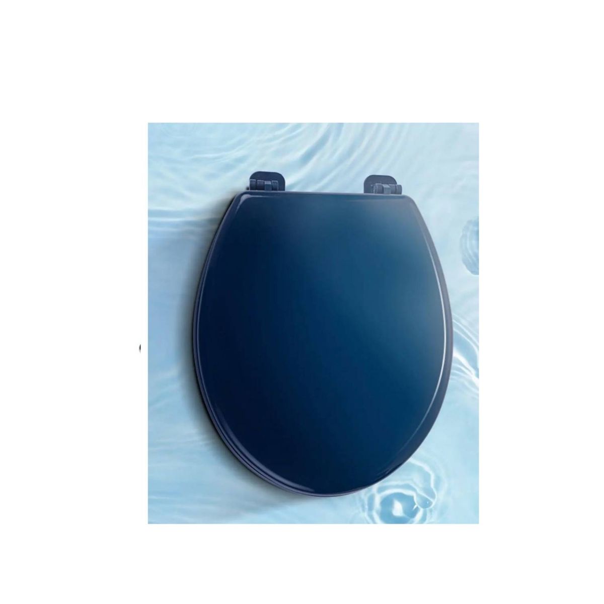 GENERICO - Tapa de Inodoro Baño WC Asiento Azul