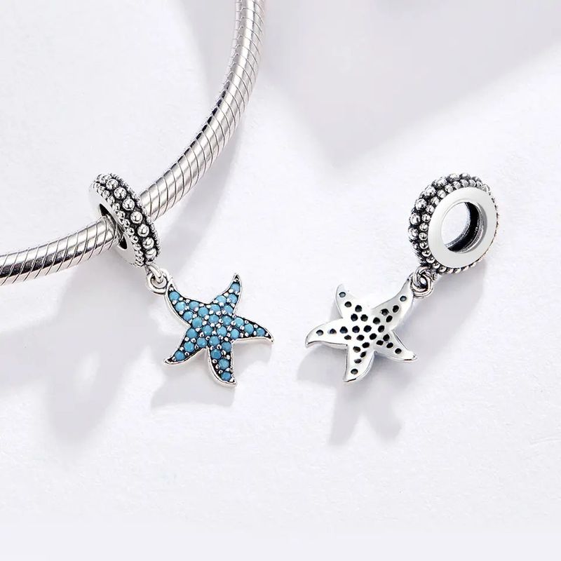 GENERICO - Charm plata - Estrella de mar