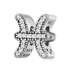 NAZ - Charm plata signo zodiaco piscis
