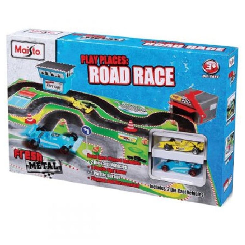 MAISTO - MAISTO 12113 FRESH METAL? PLAY PLACES ROAD RACE
