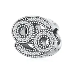 NAZ - Charm plata - signo zodiaco CÁNCER