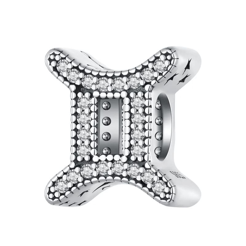 GENERICO - Charm plata - signo zodiaco GEMINIS