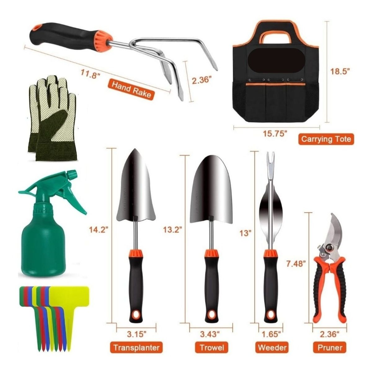 GENERICO - Set 50 Pcs Jardinería Pro De Todo Tipo - Suculentas - Jardín