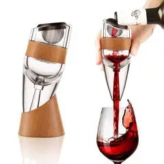 EVERSO - Aireador De Vino Decantador Con Colador Para Soporte De Sedimentos
