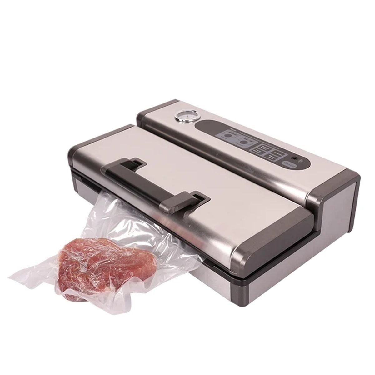 GENERICO - Selladora Al Vacío DS134 Doble Banda Sellado SemiPro + 5 Rollos 22cms