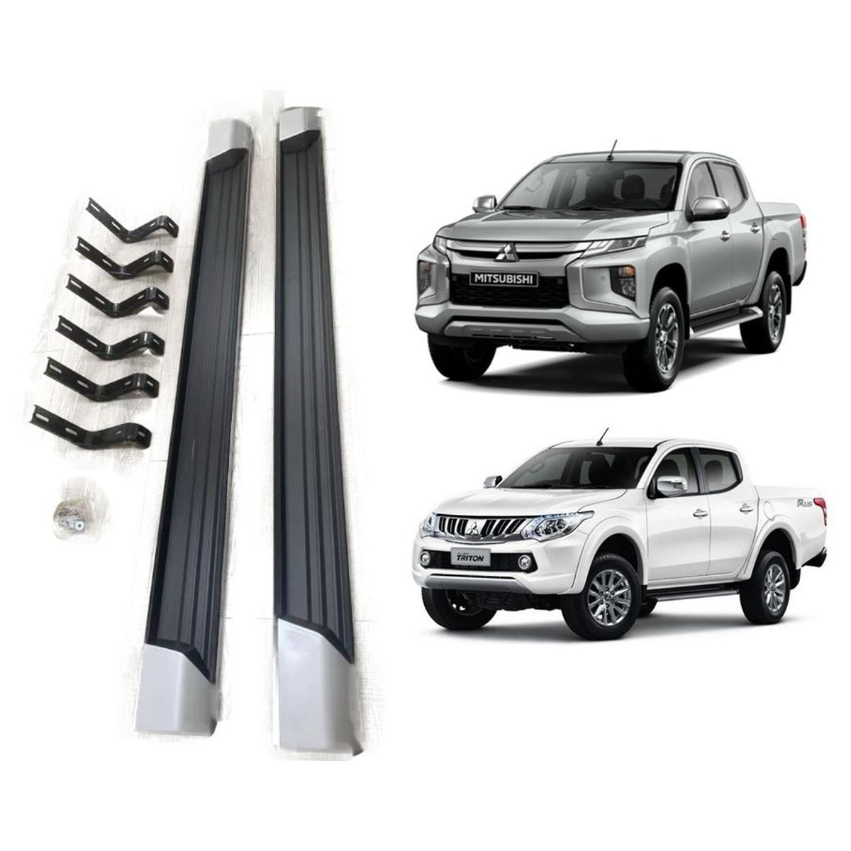 MITSUBISHI - Pisaderas OEM Aluminio Mitsubishi L200 2016-2023