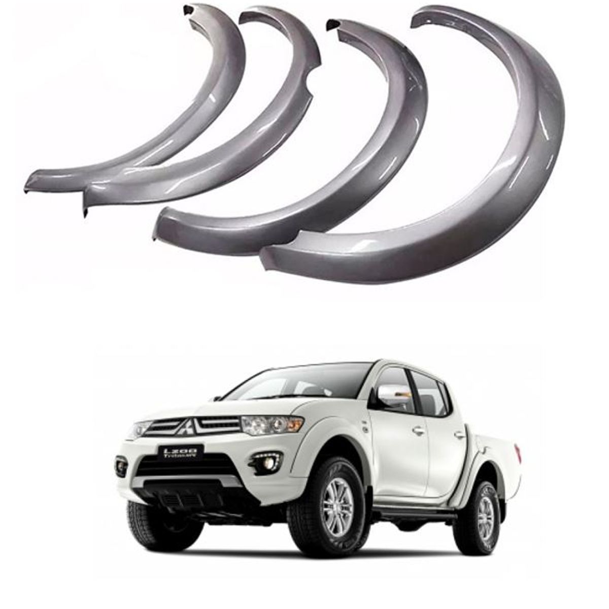 MITSUBISHI - Extensiones De Tapabarro Mitsubishi L200 2006-2015