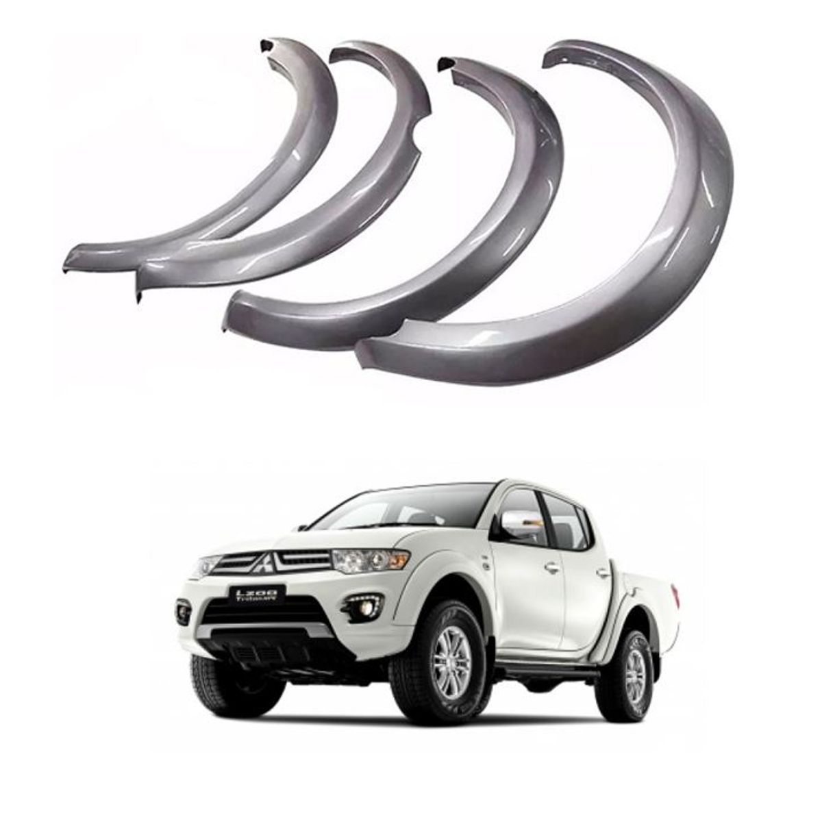 MITSUBISHI - Extensiones De Tapabarro Mitsubishi L200 2006-2015