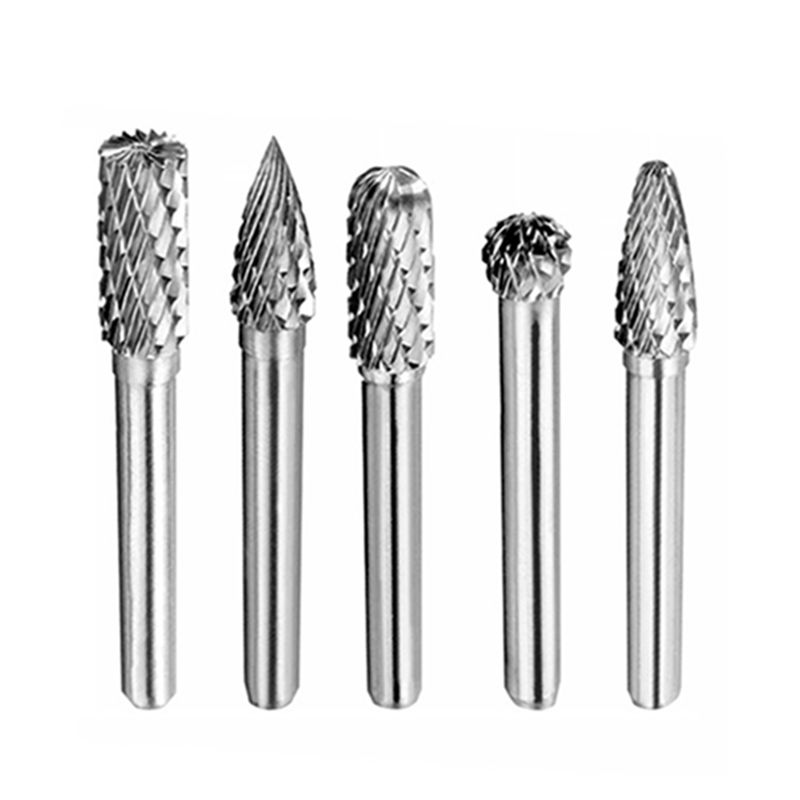 TOTAL TOOLS - Limas Rotativas Fresa Broca P/ Rectificadora 5 Piezas Total