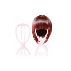 GENERICO - Soporte De Exhibición Para Peluca Color Rosa.