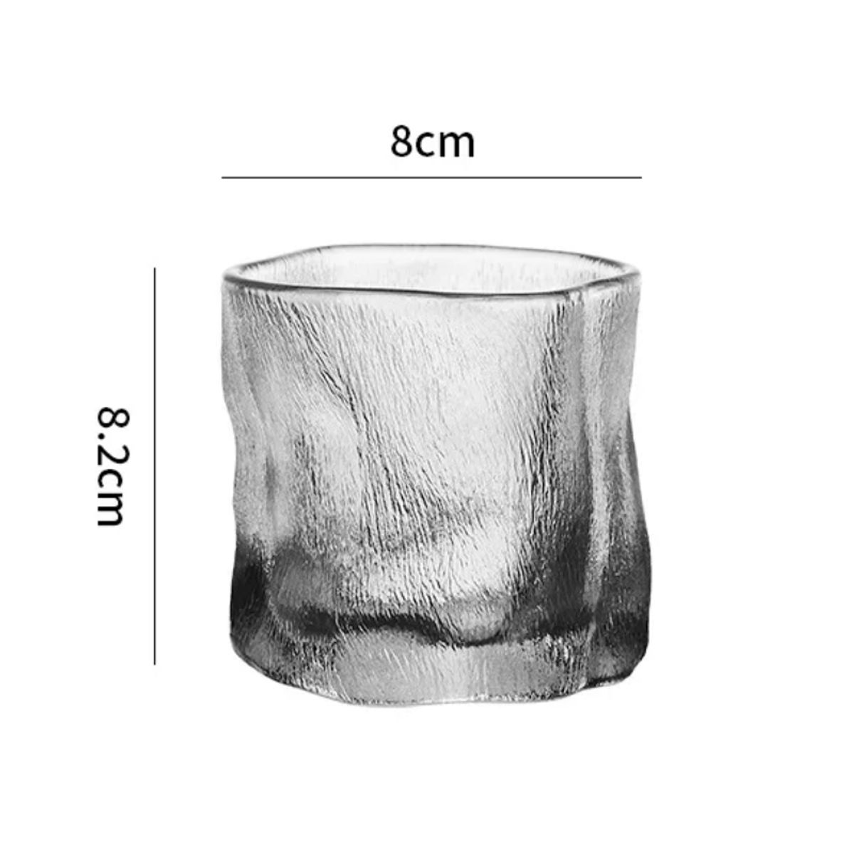 GENERICO - Set 6 Vasos Whisky estilo moderno y elegante 270ml