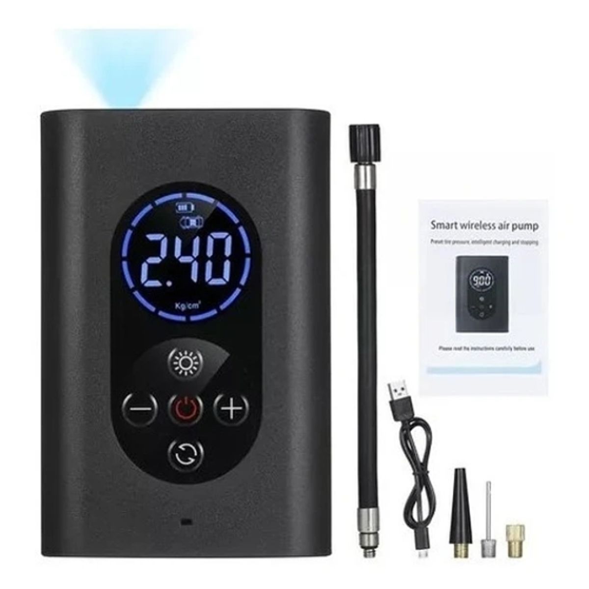 GENERICO - Compresor De Aire Bomba Aire Neumático Portátil Auto moto