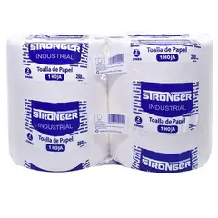 GENERICO - Toalla De Papel Jumbo 250 mts Hoja Simple Stronger