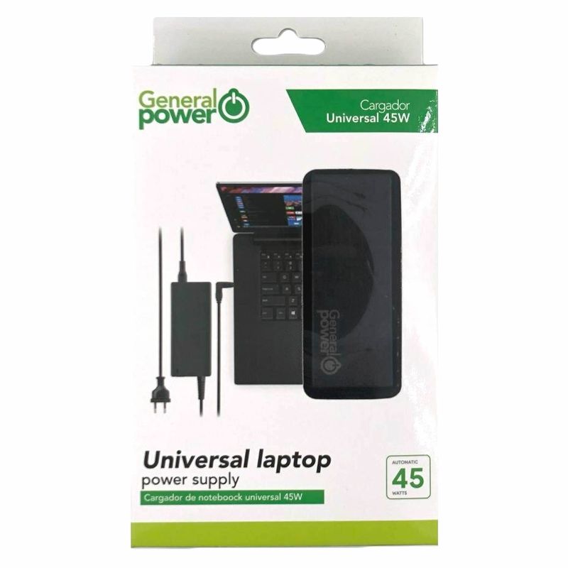 GENERAL POWER - Cargador Universal Notebook 45W General Power