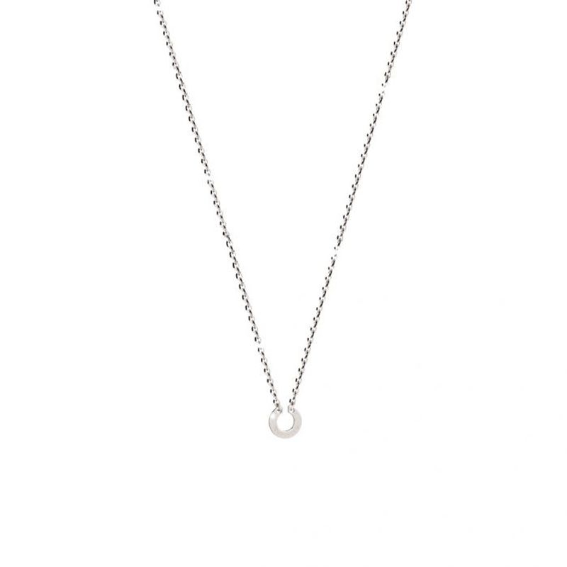 REBECCA CHILE - Collar de Oro Blanco Rebecca para Charms
