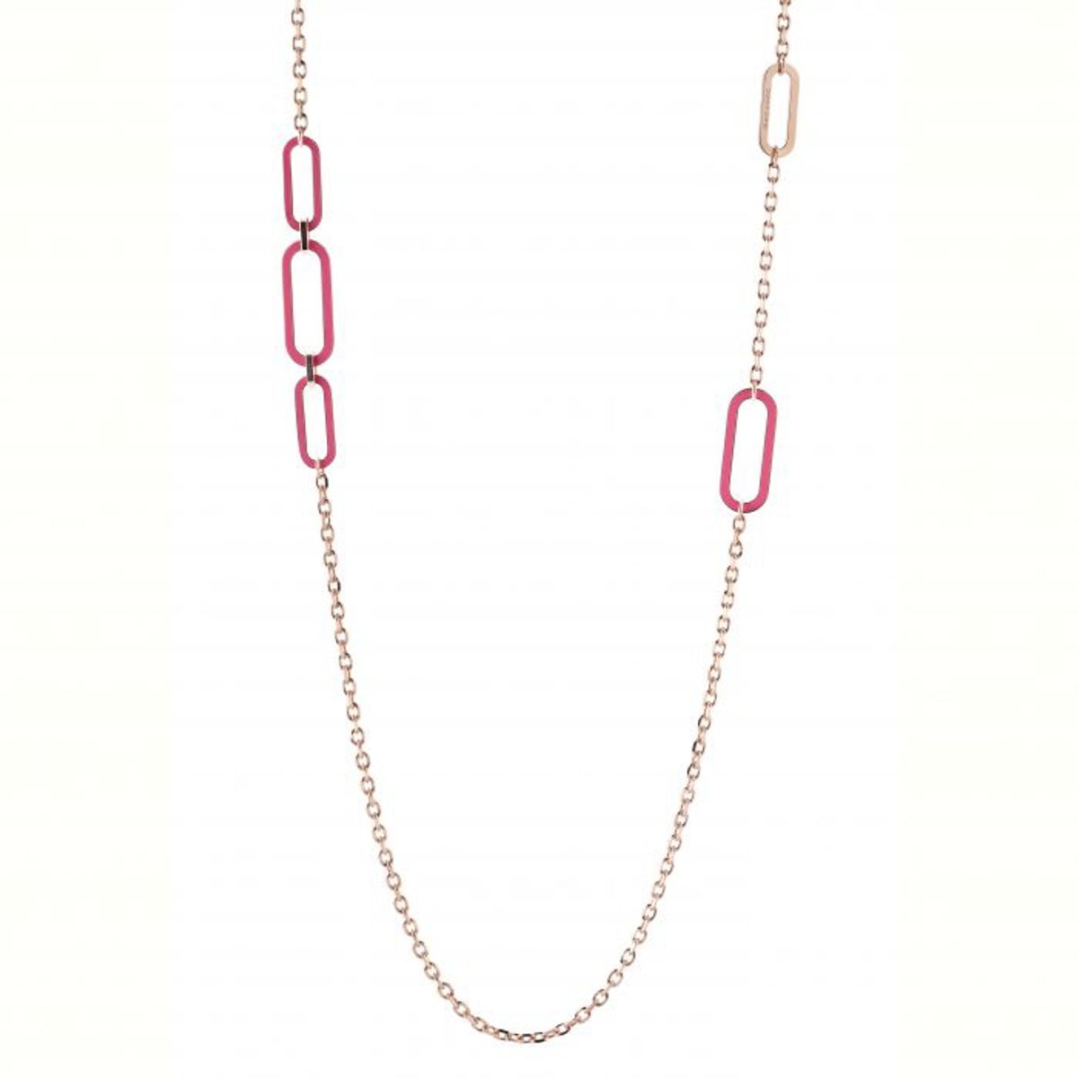 REBECCA CHILE - Collar de Oro Rosado Modelo Estocolmo