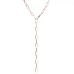 REBECCA CHILE - Collar de Oro Rosado Modelo Jolie
