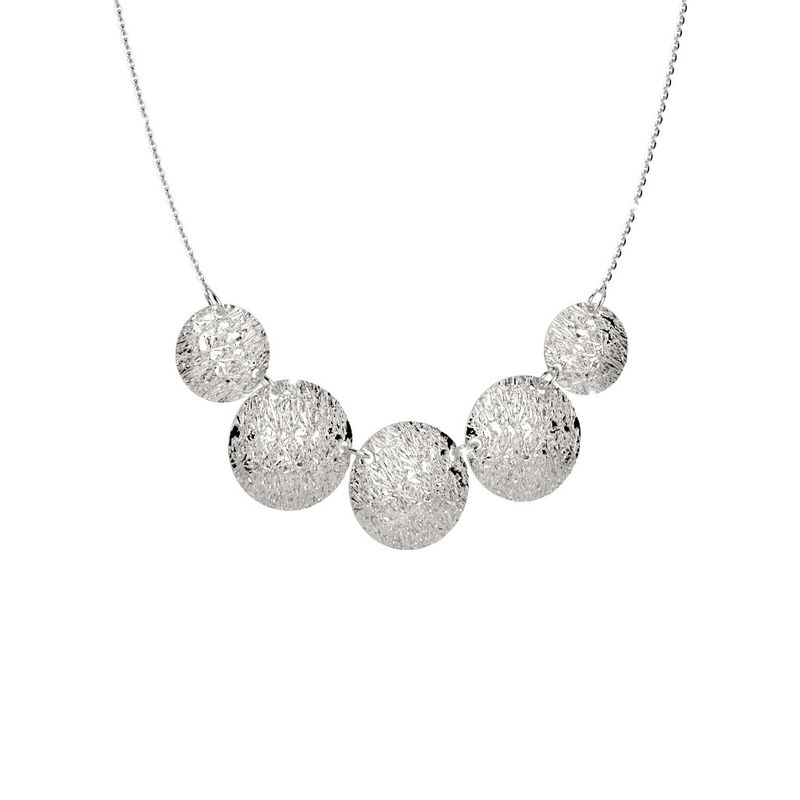 REBECCA CHILE - Collar de Oro Blanco Modelo R-Zero