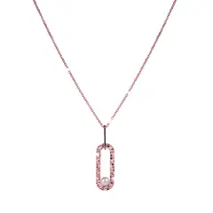 REBECCA CHILE - Collar de Oro Rosado Modelo R-Zero
