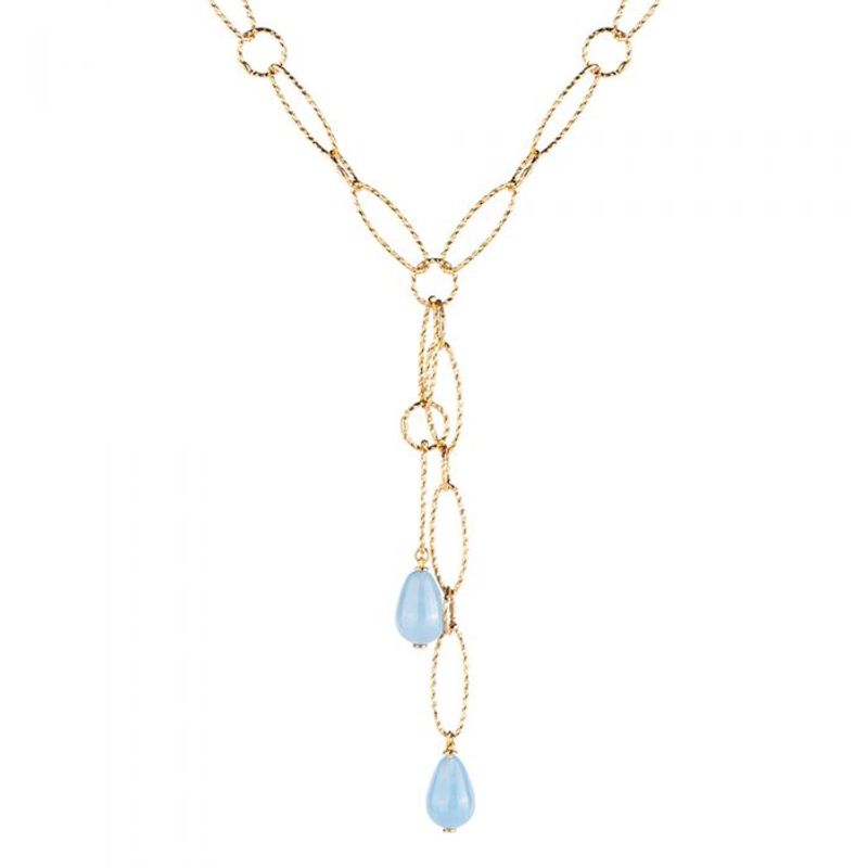 REBECCA CHILE - Collar de Oro Modelo Tulipa