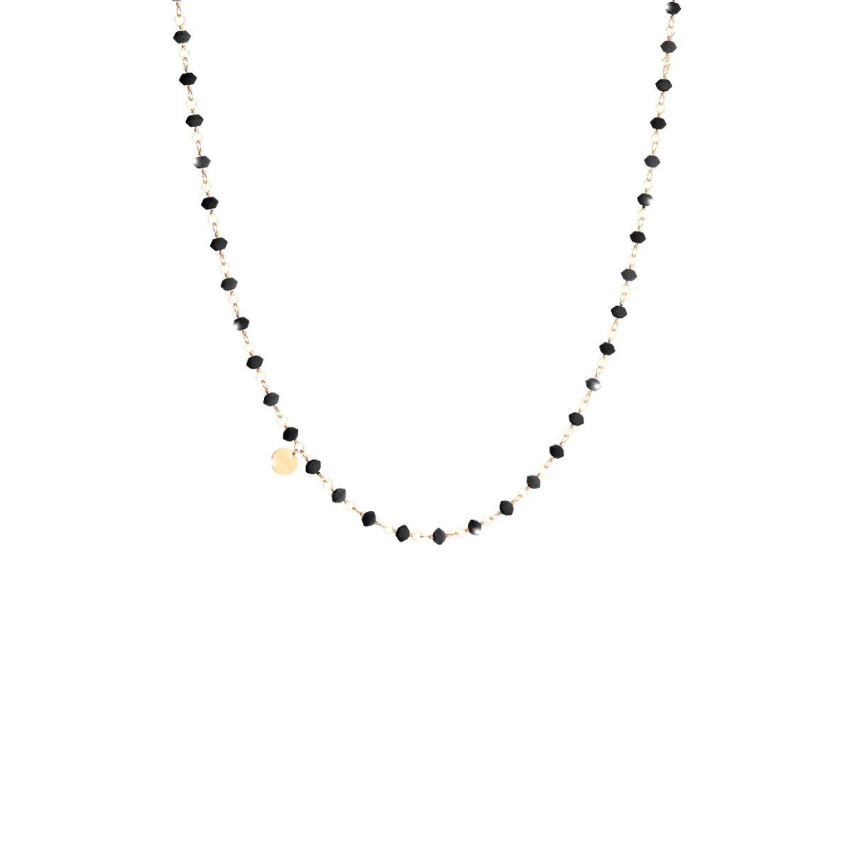 REBECCA CHILE - Collar de Oro y Piedras Modelo Pepite
