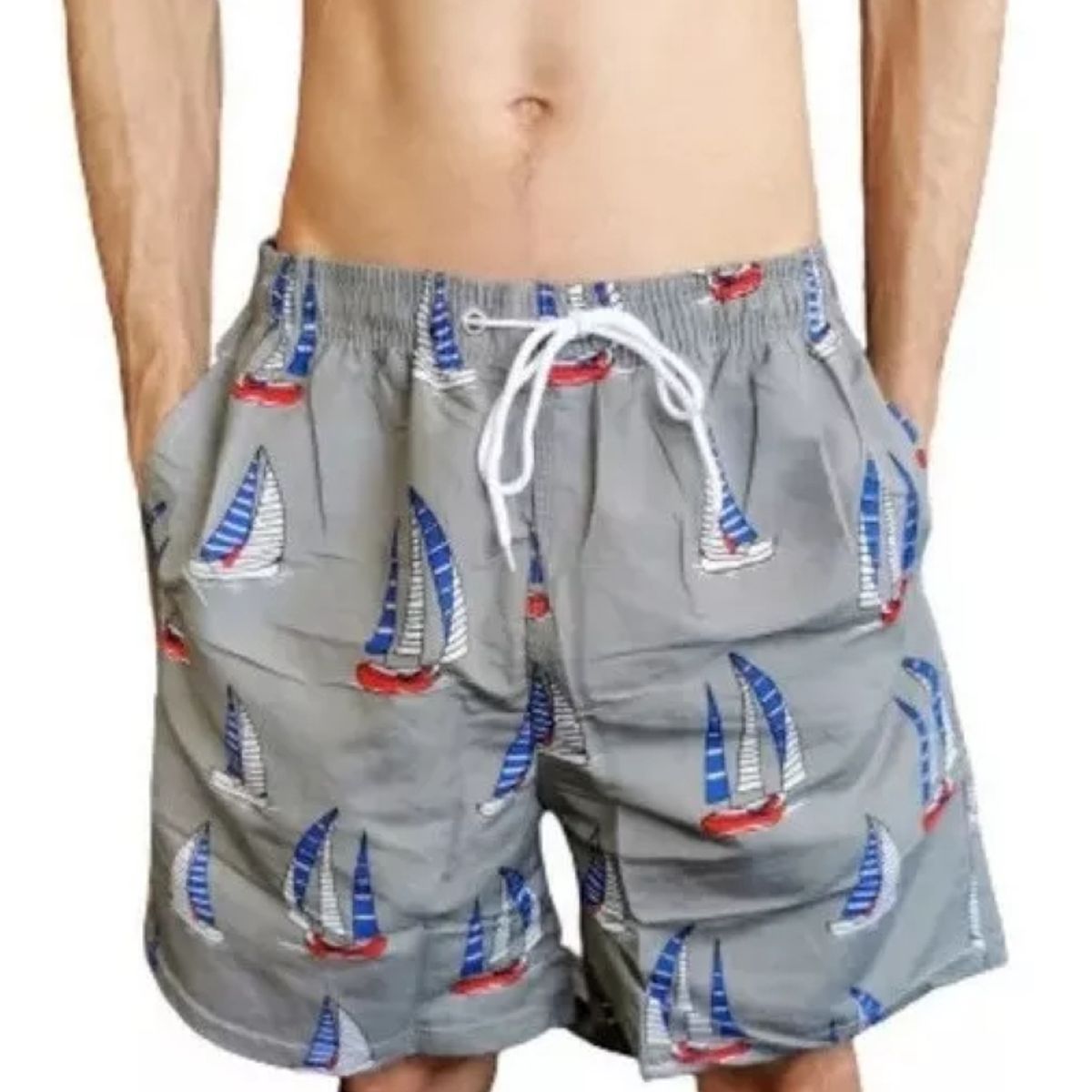 EVERSO - Traje De Baño De Secado Rápido Hombre Pantalones Con Forro y Malla.